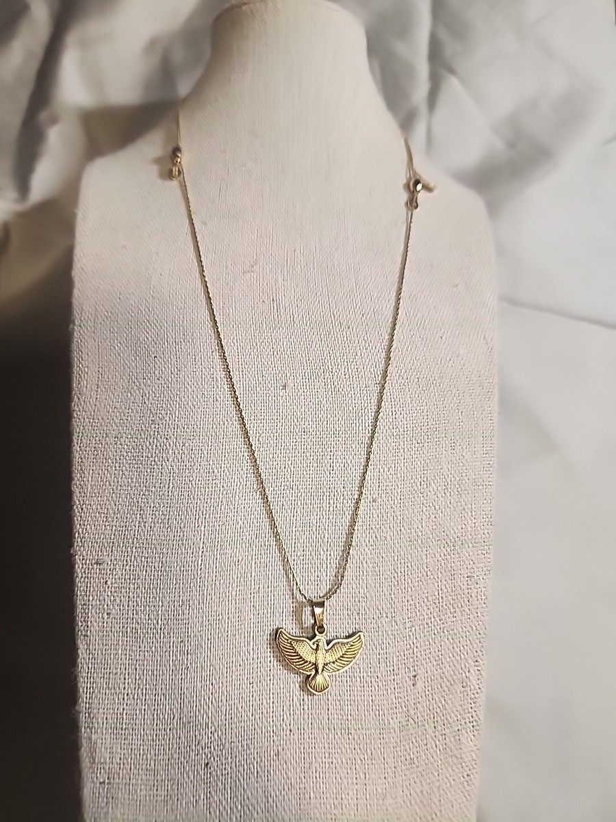 Alex and Ani Necklace Spirit of the Eagle Gold Tone UK