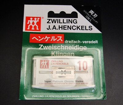 J.A. HENCKELS Vintage DE RAZOR BLADE DISPENSER Made In Solingen Germany RARE #63