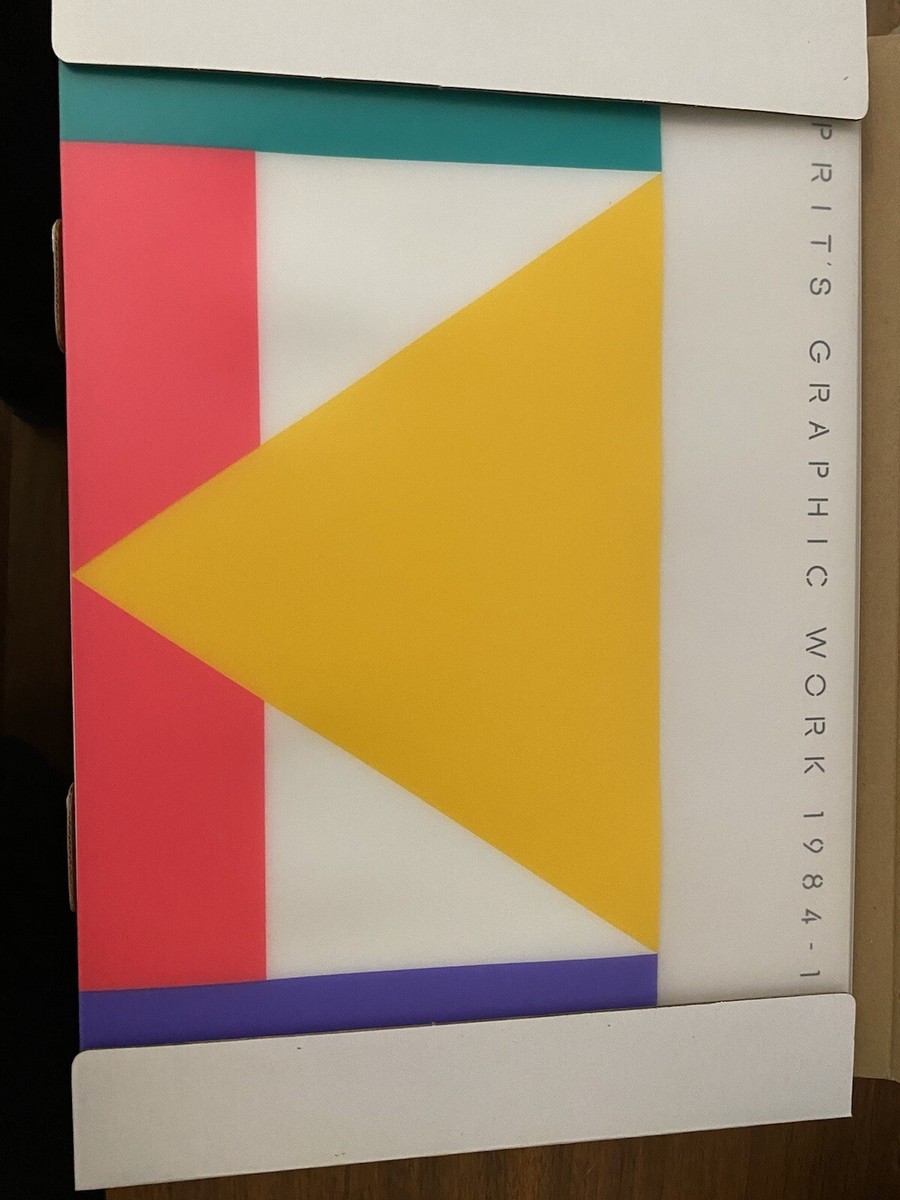 Esprit Graphic Works design 1984-1986 book NM In Orig Slipcase