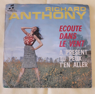 HÖRE IM WIND - RICHARD ANTHONY - 45 GIRI 1964 COLUMBIA - SCMQ 1771