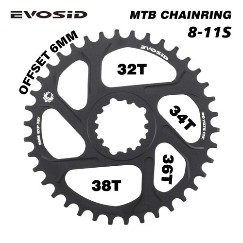 Mountain Bike Chainwheel 32T 34T 36T 38T 11 Speeds Sprocket Bicycle Chainring - Picture 7 of 18