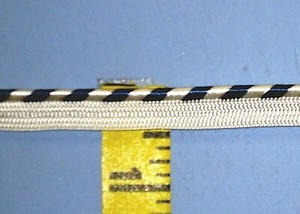 Lip-Cord-Trim-Rayon-Piping-Lip-Cording-Trim-1-8-034-Navy-Blue-White-10-yds-56