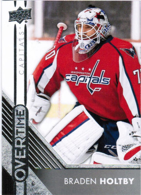 16/17 UD OVERTIME HOCKEY WAVE 2 BASE/ROOKIES CARDS (61-120) U-Pick From List