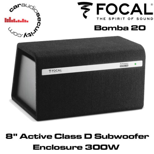 Focal BOMBAP20 - 8" aktives Subwoofer-Gehäuse 300W Klasse D Subwoofer & Amp - Bild 1 von 2