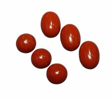Natural Extra Fine Red Jasper - Round  Oval Cabochon - East Africa - AAA Grade