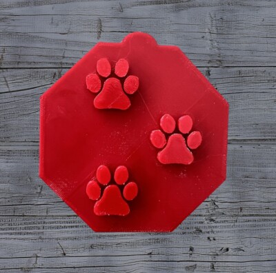 Pfotenabdruck Debosser Stempel Fondant Cupcake Zuckerguss Plätzchen