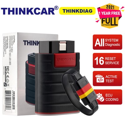 THINKDIAG Car OBD2 Scanner Code Reader Bidirectional Diagnostic Tool Key Coding.