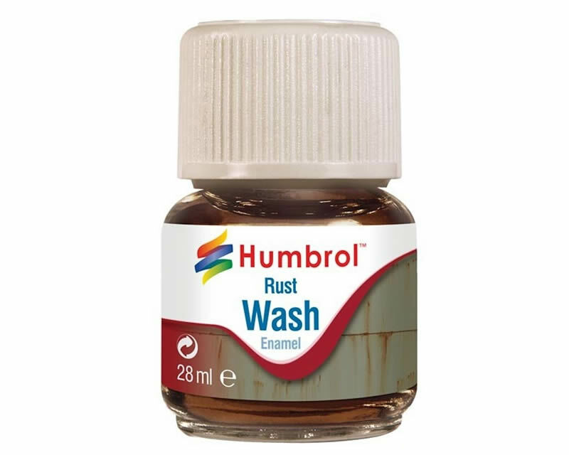 Humbrol AV0210 Enamel Wash Rust (28ml) modellismo