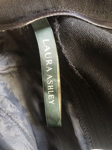 Ladies 100% Wool Tailored Trousers Size 10P By LAURA ASHLEY -Sides Satin Detail - Picture 10 of 20