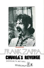 1970 Frank Zappa Chunga's Revenge Album Release Music Industry Promo Reprint Ad