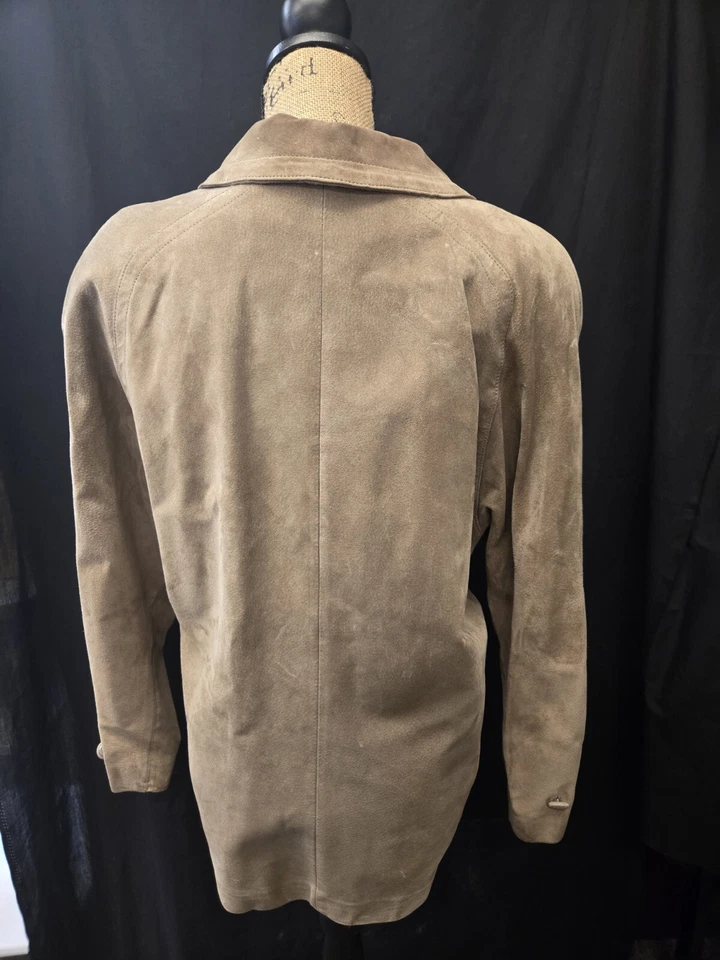 Avanti Vintage 80s Blazer Genuine Pig Suede & Rayon Lining Size M with POCKETS! - Image 2 of 4
