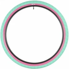 RANT BMX Tires,SQUAD 29X2.35 TEAL BLUE Oldschool GT BMX SE NEW PAIR X2