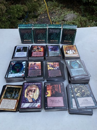 Paquete de tarjetas coleccionables vintage 1994 Jyhad Vampire Eternal Struggle. 400+ tarjetas - Imagen 4 de 11