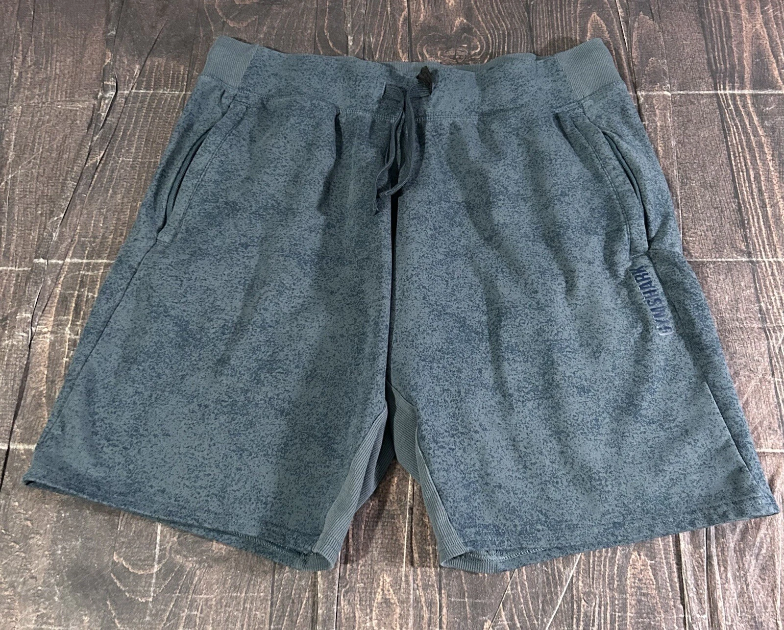 gymshark athletic workout drawstring abstract shorts