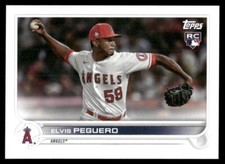 2022 Topps Mini Elvis Peguero 541  Rookie