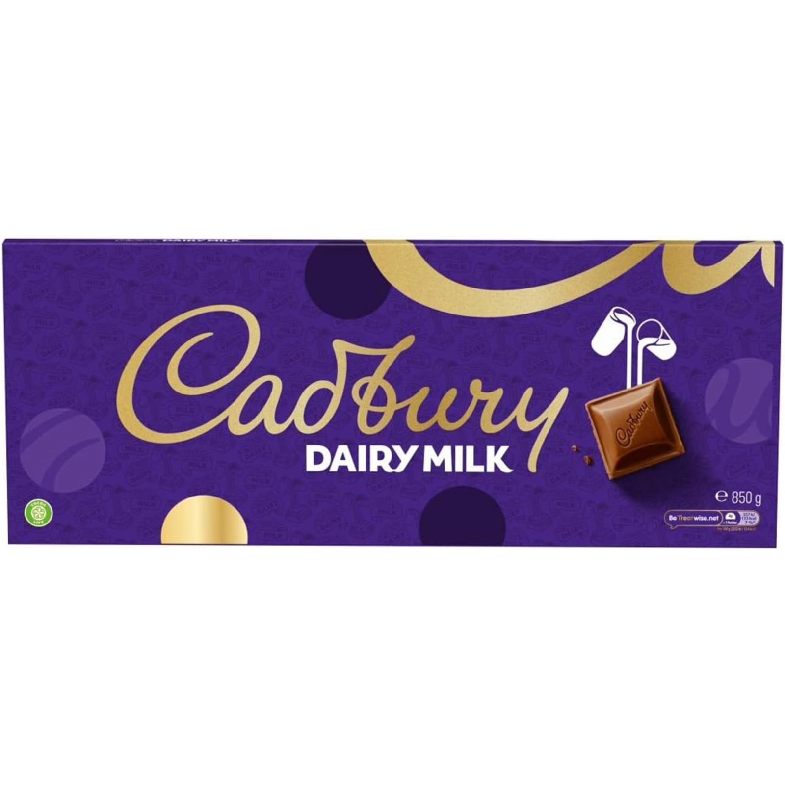 Cadbury Dairy Milk Chocolate Bar, Classic Creamy, 850g XL for Sharing or Gifting - Image 4