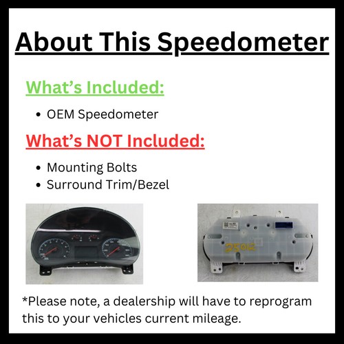 Speedometer Cluster MPH Bighorn Fits 14 DODGE 1500 PICKUP 3519639 - Picture 3 of 14