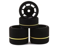 BSR Racing 1/10 Spec 4  White Foam Combo Tires