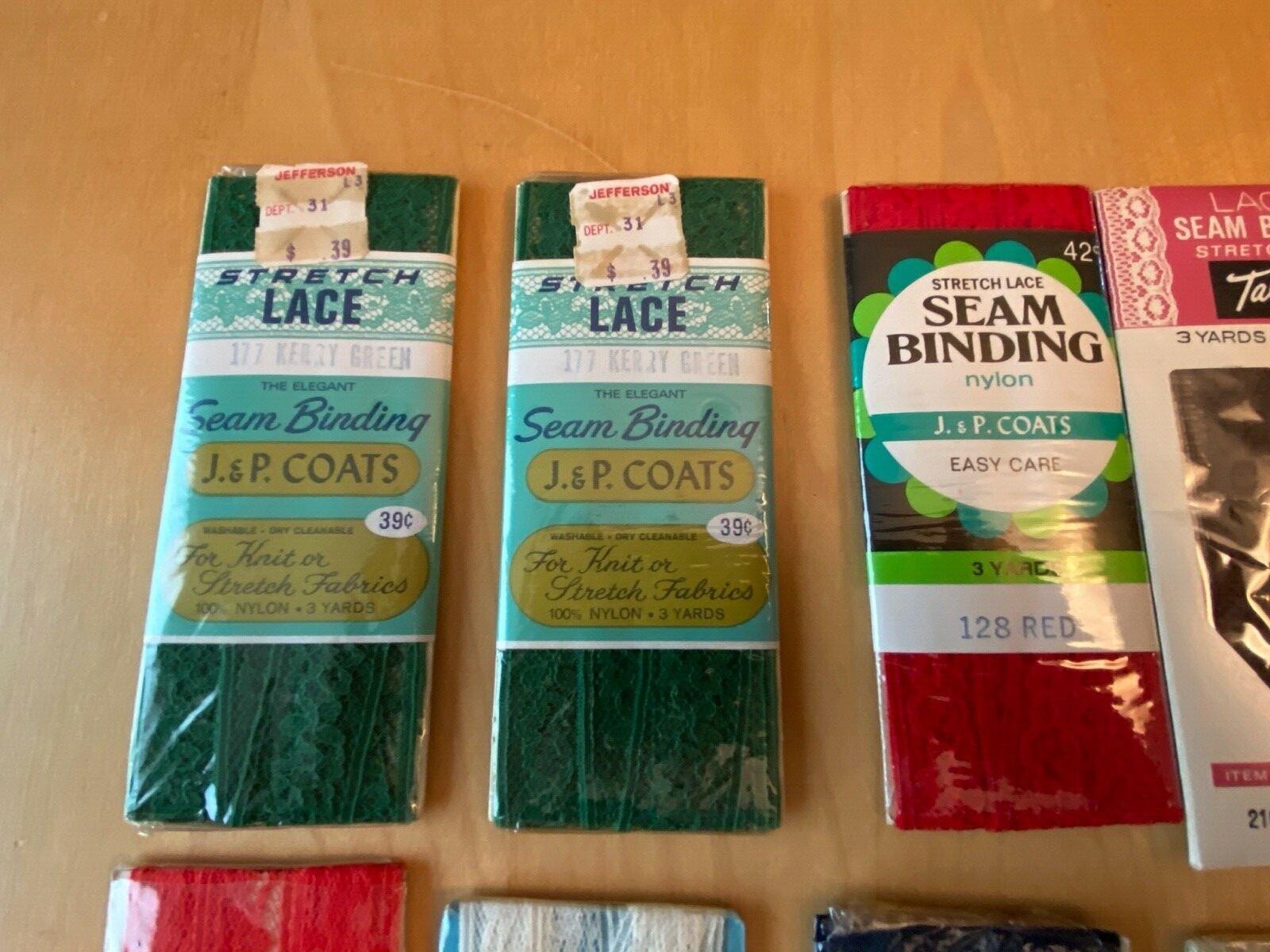 NEW 20 PC WRIGHTS SEAM BINDING RICK RACK SEWING FINISHES