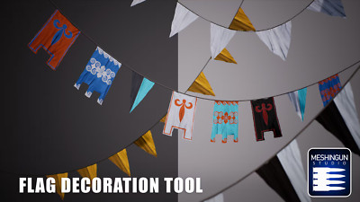 Unreal Engine 5  Flag Generator & Cardboard Props - Epic Game Store Key - Global