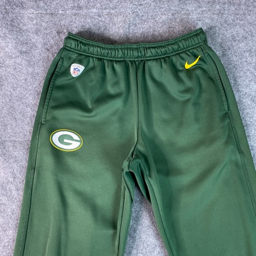 Green Bay Packers Sweatpants Mens Medium Nike Therma Fit Drawstring - Picture 3 of 14
