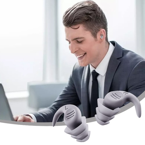 Soft Sleeping Ear Plug Sound Insulation Ear Protection Earplugs Anti-Noise Plugs - Imagen 8 de 15