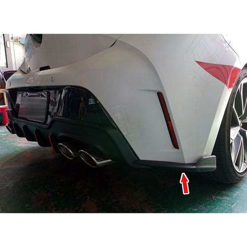 Matte Black For TOYOTA Corolla Auris Hatchback NEW Rear Bumper Lip Splitter - Picture 7 of 10