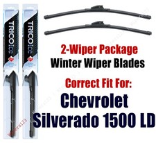 WINTER Wipers 2pk Super-Premium fit 2019 Chevrolet Silverado 1500LD - 35220x2