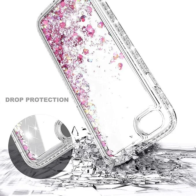 Блестящий чехол для iPhone SE 2-го поколения 2020/3-го поколения 2022 + протектор экрана - Изображение 3 из 4