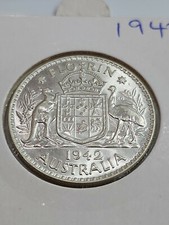 Australian 1942 FLORIN CH UNC