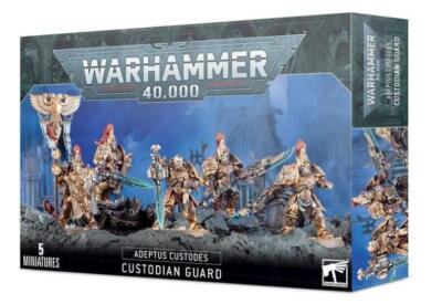 Adeptus Custodes Custodian Guard Squad   Warhammer 40K Miniatures | Warmodels