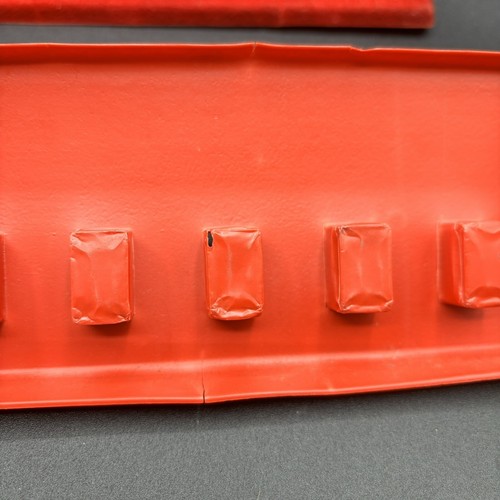 Pez Vintage 1970's No Feet Dispenser Red Felt Displays Lot Of 7 - Picture 4 of 15