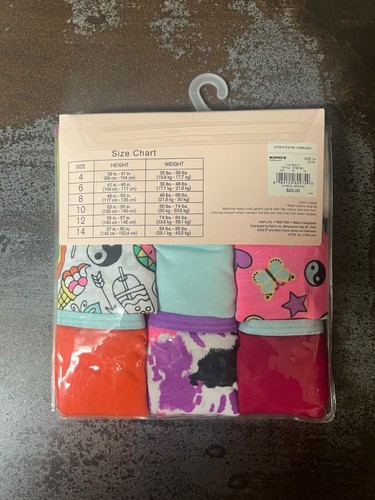 Girls SO 10-Pack Multicolor Hipsters Size 14 - Picture 3 of 3