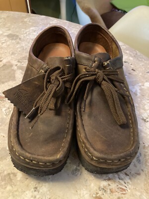 Clarks Originals 38257 WALLABEE Women Brown Beeswax Chukka Clarks Originals 38257 WALLABEE Women Brown Beeswax Chukka