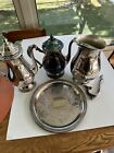 New ListingInternational Silver Co Camille 6002 Silver Plated Teapot 3 other items Read!