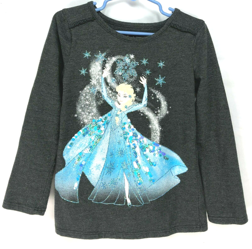 DISNEY Jumping Beans T-Shirt 6 Elsa Frozen AND A Frozen Christmas Book Lot of 2 - Picture 2 of 12