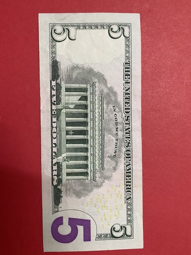 Fancy Serial Number $5 2009 JL 8668 6969 B Repeat Serial . - Picture 8 of 8