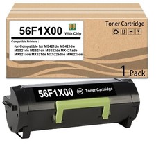 1 Pack 56F1X00 Extra High Yield Toner Cartridge Compatible for MS421 MS521