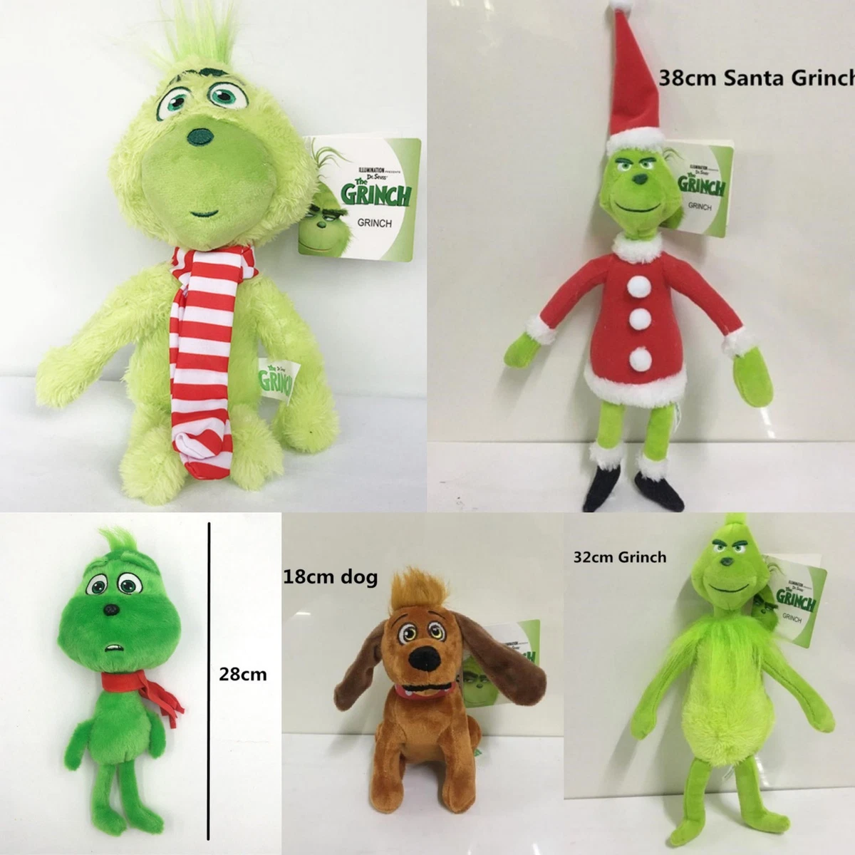 GRINCH Peluche Pupazzo Cane Max Dr Seuss NATALE Film