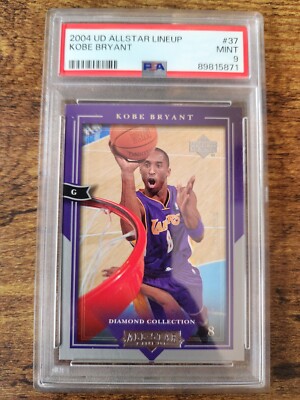 2004-05 UD All-Star Lineup Kobe Bryant Diamond Collection PSA 9