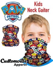 Nickelodeon Paw Patrol Kids Neck Gaiter Face Mask Mouth Cover Scarf Bandana NEW