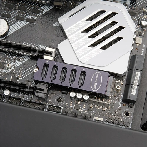 M.2 NVMe to 5 SATAIII Converter Card M.2 to 3.0 Adapter Riser- 5-port