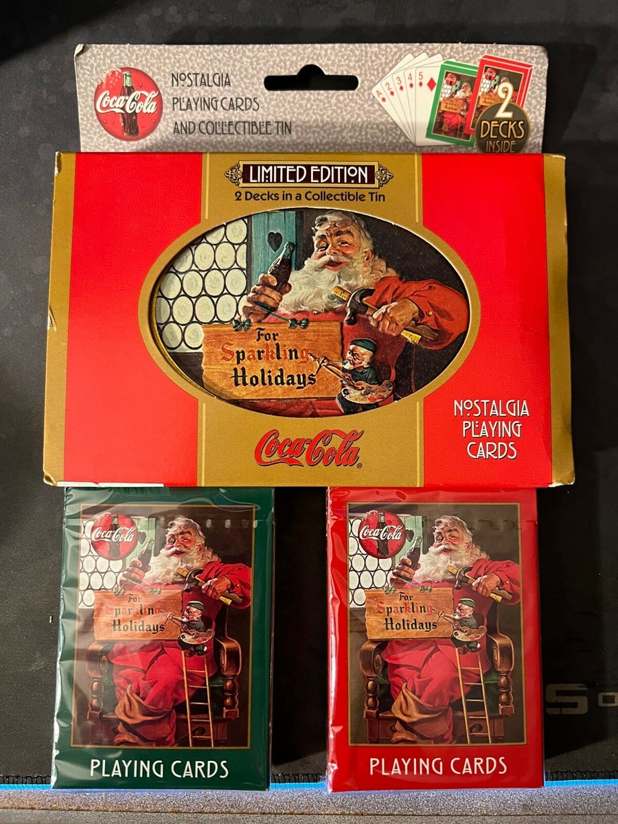CocaCola Nostalgia Playing Cards コカコーラ Coca-Cola Nostalgia Playing Cards 2 Decks Limited Edition