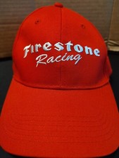 Firestone Racing Nascar Indycar Snapback Hat Cap Red Adjustable