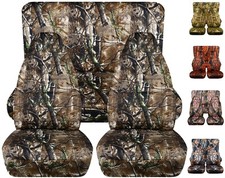 Front and Rear car seat covers Fits Jeep wrangler YJ-TJ-LJ 1985-2006  Camouflage