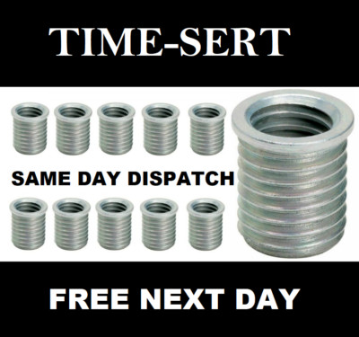 10 x Wurth M7 x 1.00 x 14mm TIME SERT  INSERTS 14mm length for - Thread Repair