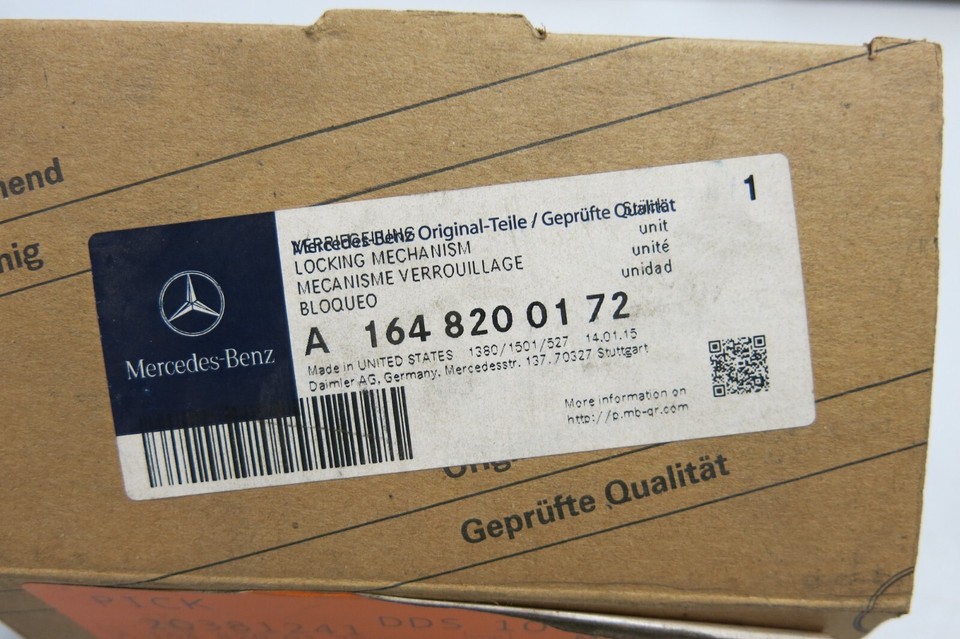 OEM Mercedes Fuel Filler Door Lock Actuator ML320/350/550 200311