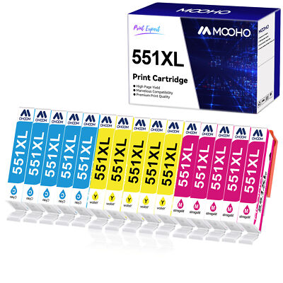 15Patronen mit Chip für Canon IP7250 MX925 MG5450 MG5550 MG5655 MG5650 00555