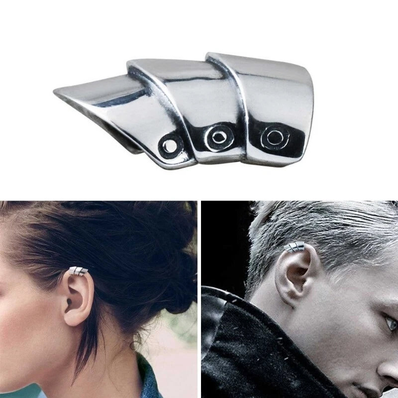 Metal Ear Cuffs Helix Cartilage Clip on Wrap Punk Earring for