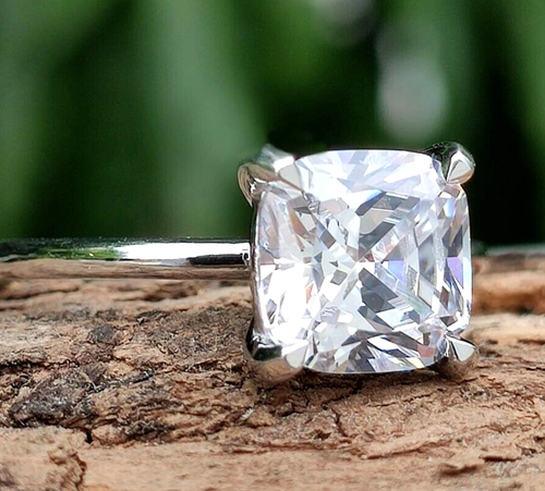 3.00 Ct Lab-Grown Cushion Cut White Diamond D VVS1 Clarity EGL Loose Gemstone NX - Picture 5 of 12